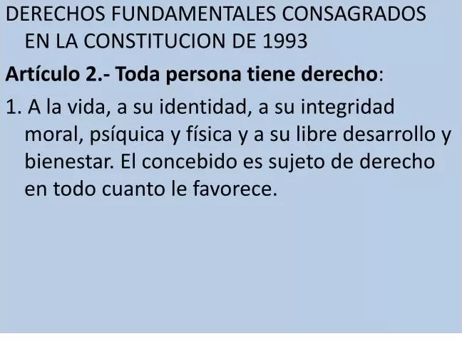 Concepto De Derechos Constitucionales: Fundamentos y Su Importancia en la Sociedad